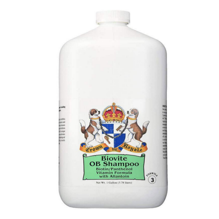 (펌프증정) 미국 크라운로얄 바이오바이트샴푸 포뮬라3 고농축 저자극 단백질샴푸 푸들 비숑 도그쇼 애견미용사 추천, 3.8L, 1개