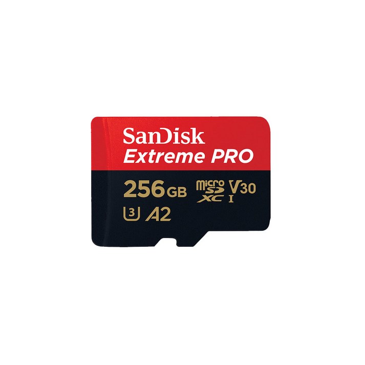 샌디스크 익스트림 프로 마이크로 SD SQXCD, 256GB, 1개