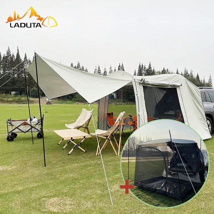 LADUTA 차량용 도킹 쉘터 캠핑 차박 텐트 카텐트 꼬리텐트
