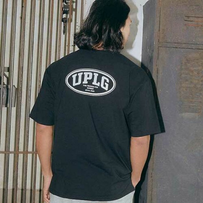 유피라운지 [유피라운지]UPLG 심볼 백로고 오버핏 티셔츠