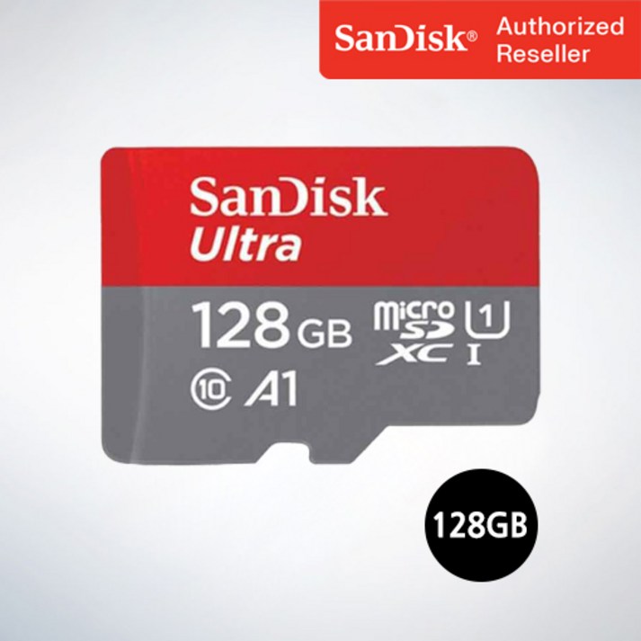 샌디스크 마이크로 SD 카드 SDXC ULTRA 울트라 QUAB 128GB - 쇼핑앤샵