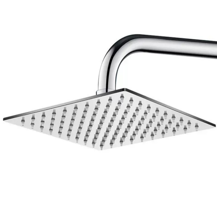 바이이레 고수압 해바라기 샤워기헤드, 사각 실버, 1개