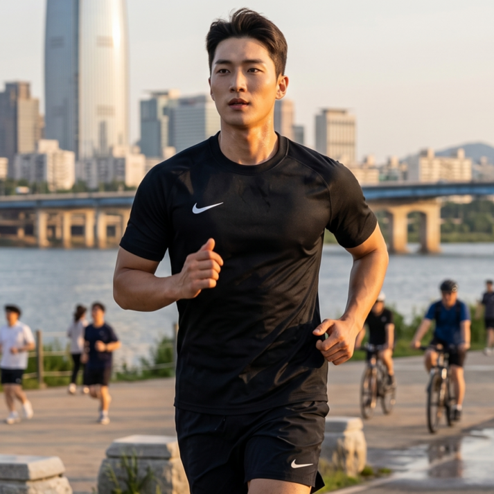 백화점매장판 나이키 반팔티 드라이핏 남여공용 LT 통기성 메쉬 티셔츠