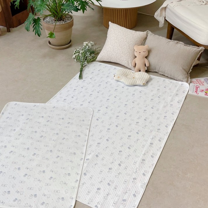 그로우제이 신생아 방수요 아기 어린이 방수패드 방수매트