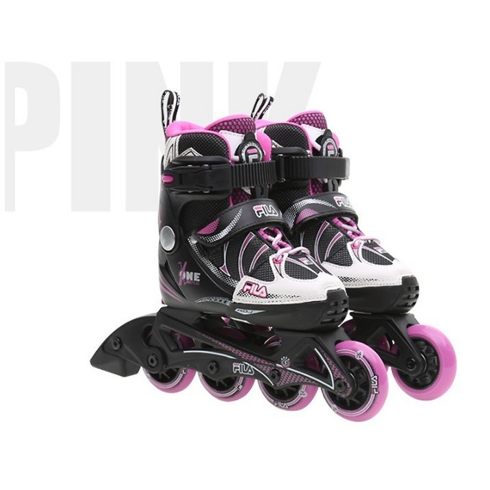 휠라 유아동 인라인 스케이트 X-ONE PLUS, 여L(215-240) 20230921