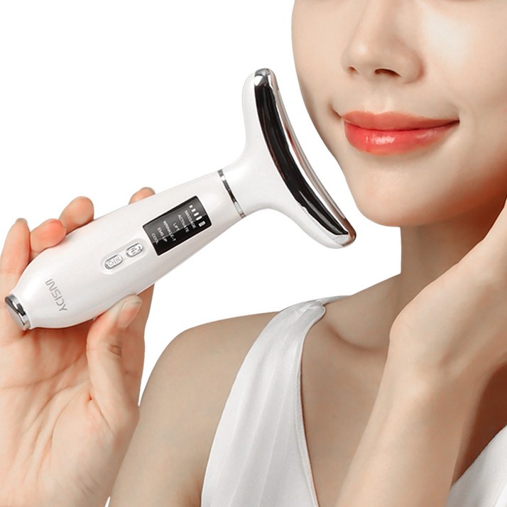 인사이디 뷰티 넥케어 괄사 피부마사지기, INC30, 혼합색상