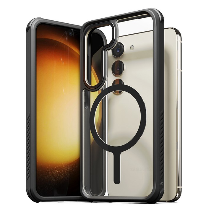 신지모루 ShocK Absorber 맥세이프 M 에어클로 에어가드 범퍼 휴대폰 케이스