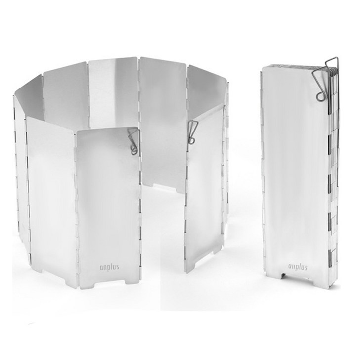 앙플러스 캠핑용 10단 버너 바람막이  파우치 세트