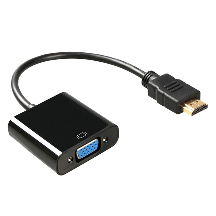 808 HDMI to VGA RGB 컨버터 케이블 변환 젠더
