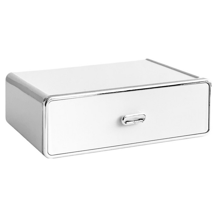 데미무드 스택 적층형 다용도 서랍, 화이트, 1개