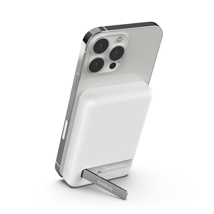 벨킨 5000mAh 맥세이프 마그네틱 무선 충전 보조배터리 + 스탠드