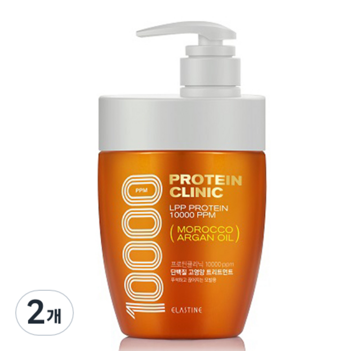엘라스틴 프로틴클리닉 고영양 단백질 트리트먼트, 700ml, 2개 엘라스틴 프로틴클리닉 고영양 단백질 트리트먼트, 700ml, 2개