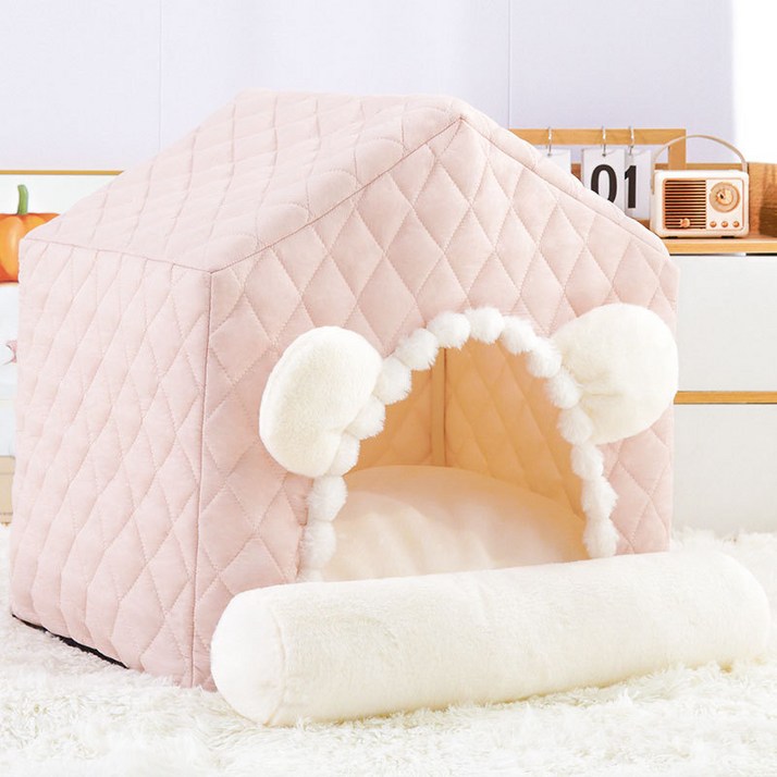 쇼피고 반려동물 사계절 하우스, 1개, 핑크