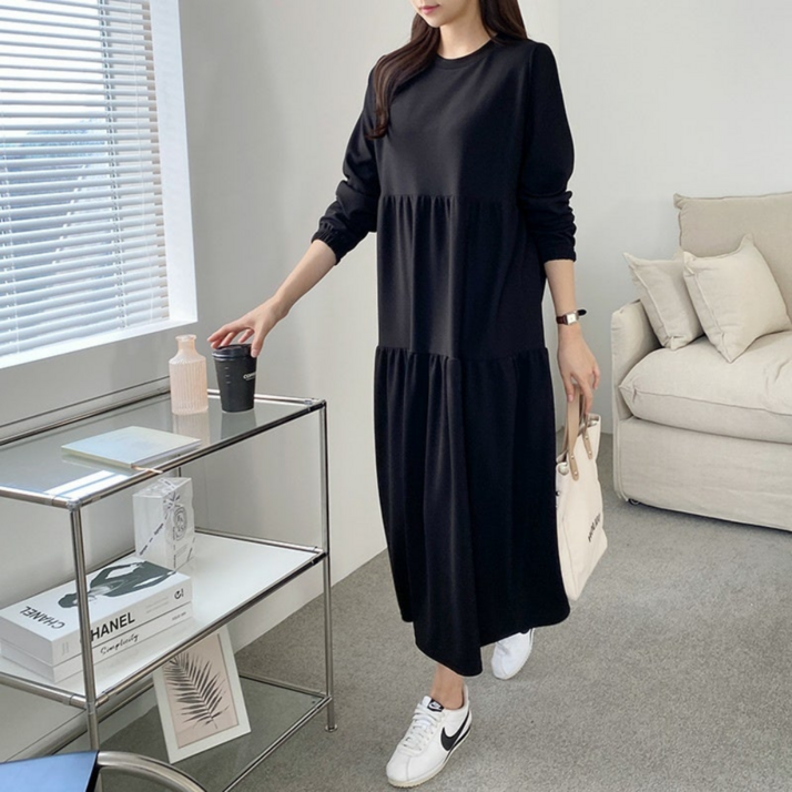 세브리 여성 빅사이즈 봄 가을 귀여운 살랑핏 캉캉 원피스