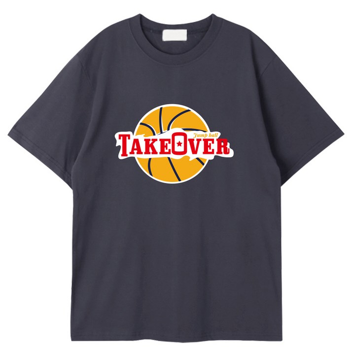 글래드블리스 남여공용 20수 테이크오버 오버핏 반팔티셔츠