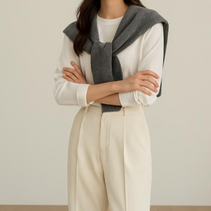 걸치는 어부바니트 어깨숄 페이크가디건 숄가디건