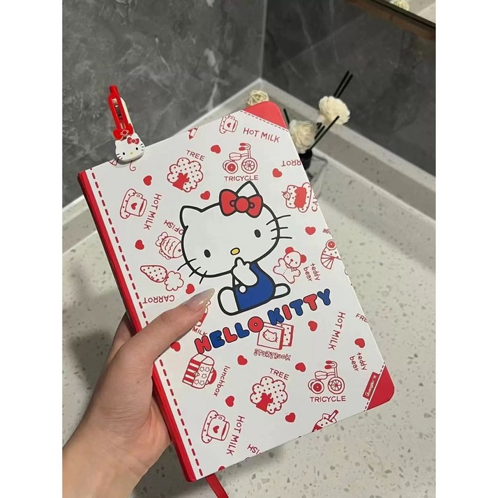 키티  하드커버 노트 일기장 다이어리