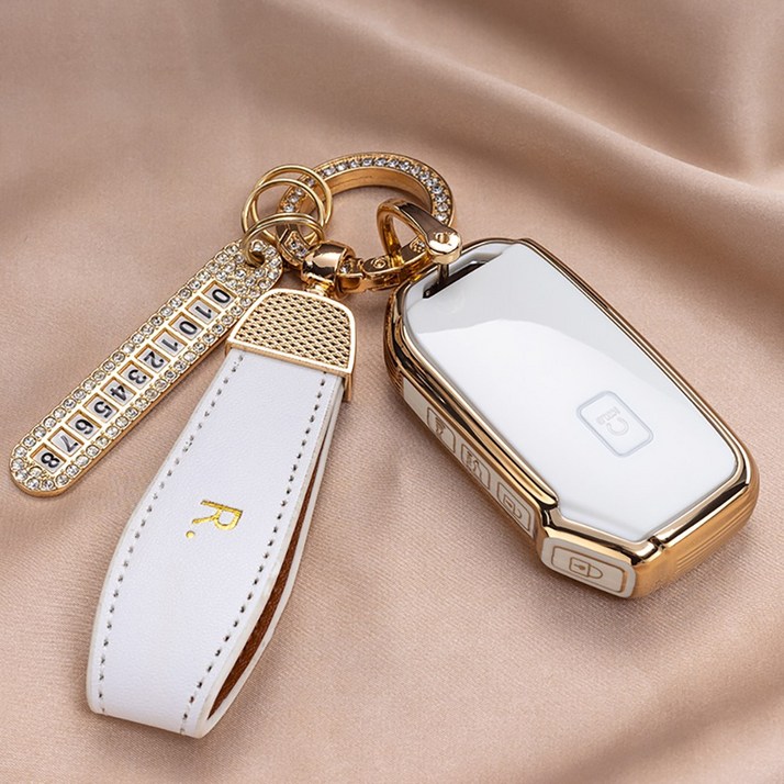 WonRay 호환 기아 스마트키 키케이스 K8 올뉴 K3 쏘렌토 MQ4 쏘렌토하이브리드 K5 DL3 3세대 스포티지QL 카니발 KA4 K7프리미어 셀토스 EV6 적용 키홀더