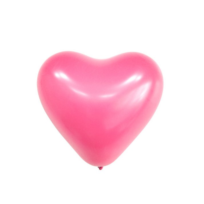 조이텍스 하트풍선 15cm 파스텔 로즈 200입 / 전문가용 고무풍선 파티풍선 생일파티 이벤트풍선, 1개