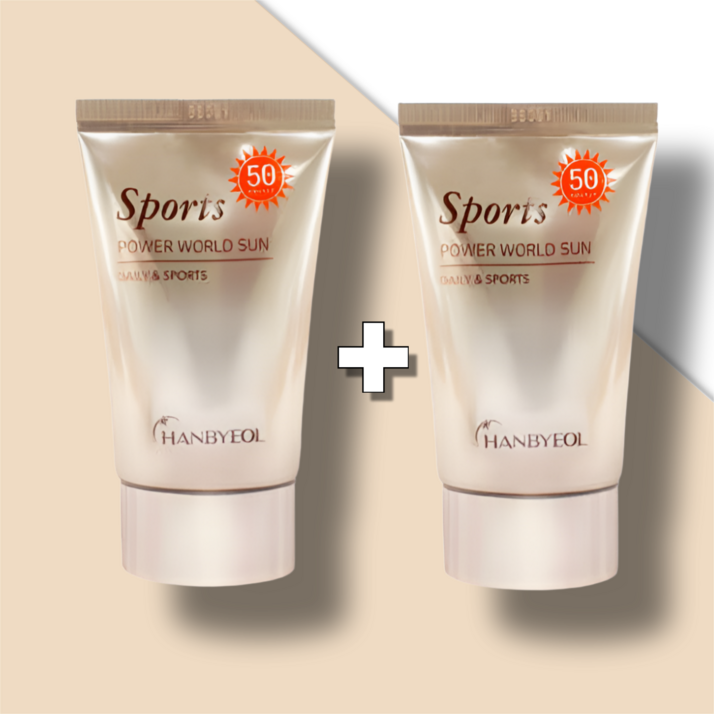 11 백탁없는 선크림 한국콜마 골프 미백 기미 선블럭 50ml 2개