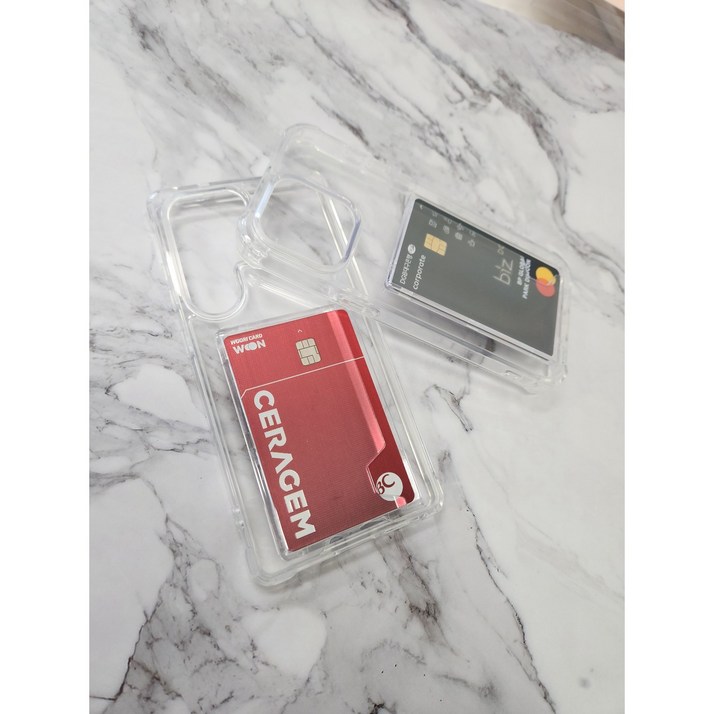 카드 2매 수납 에어쿠션 하이브리더 범퍼 케이스