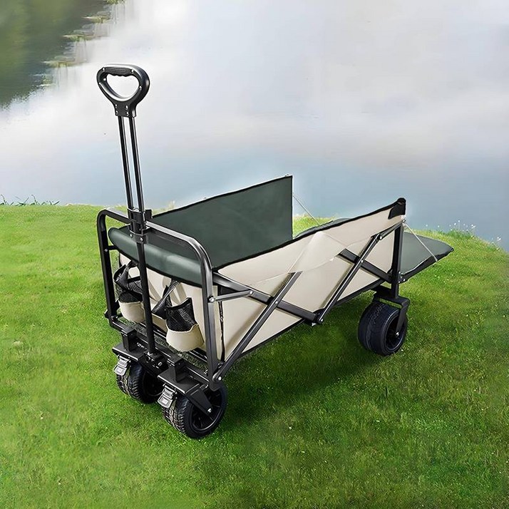 캠핑 트레일러 접이식 캠핑카 끝부분은 오픈 가능