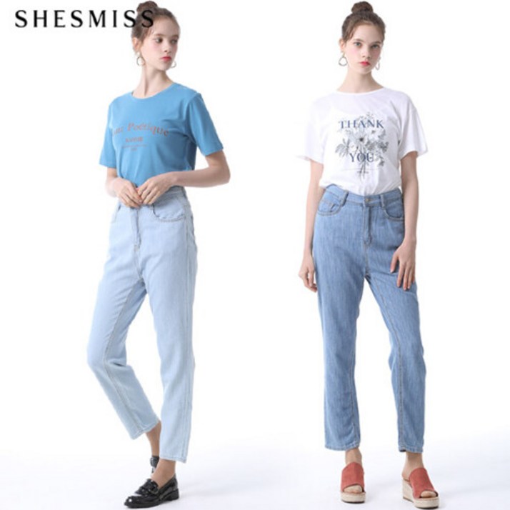 쉬즈미스SHESMISS 캐주얼 데님 팬츠 택가격 118000원 쉬즈미스SHESMISS 캐주얼 데님 팬츠 택가격 118000원