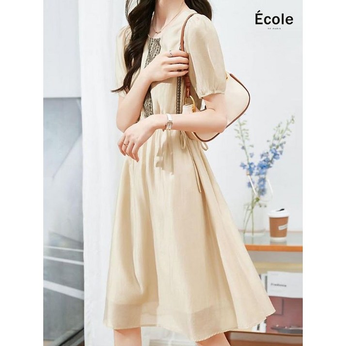 에꼴드파리 피피 레이스 원피스 F45WOB011Z