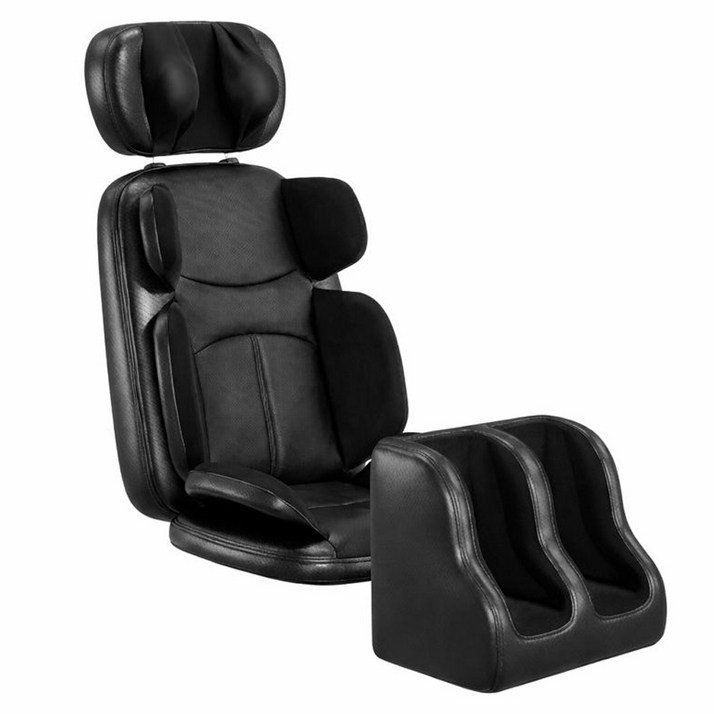 RELAXIT 안마의자 전신 마사지기 의자형 어깨 허리 발바닥 등받이 매트, 브라운, 프리미엄