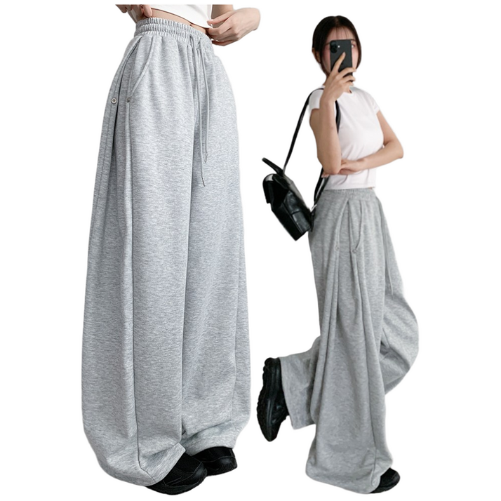 봄신상 / 또또 스냅 와이드 팬츠 10color 벌룬 트레이닝 츄리닝 바지 키작녀 키큰녀 벌룬핏 와이드핏 10컬러 데일리바지