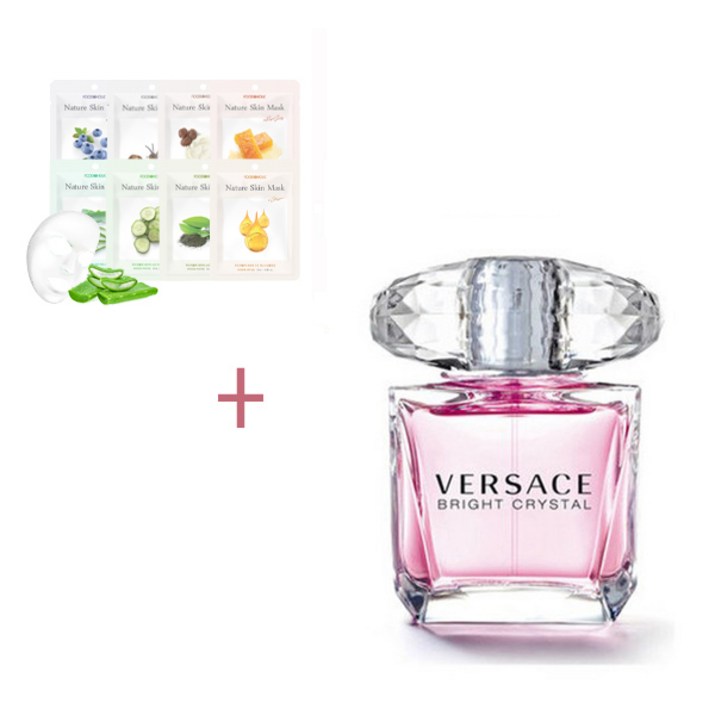 마스크팩+베르사체 브라이트 크리스탈 EDT 90ml 테스터 증정(뚜껑있음,무지케이스)
