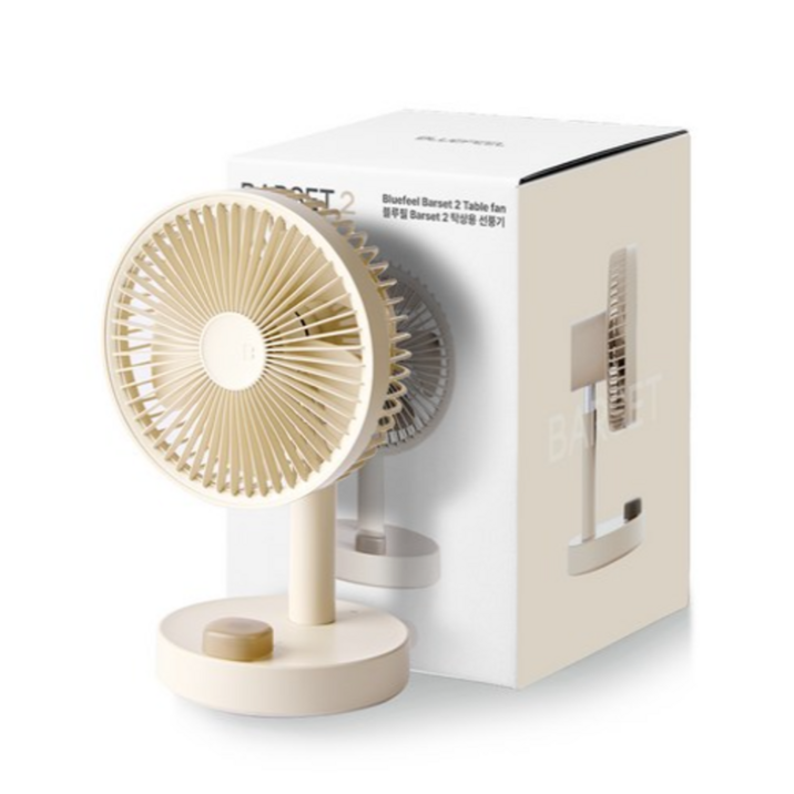 블루필 바셋2 무선 저소음 미니 탁상용 선풍기