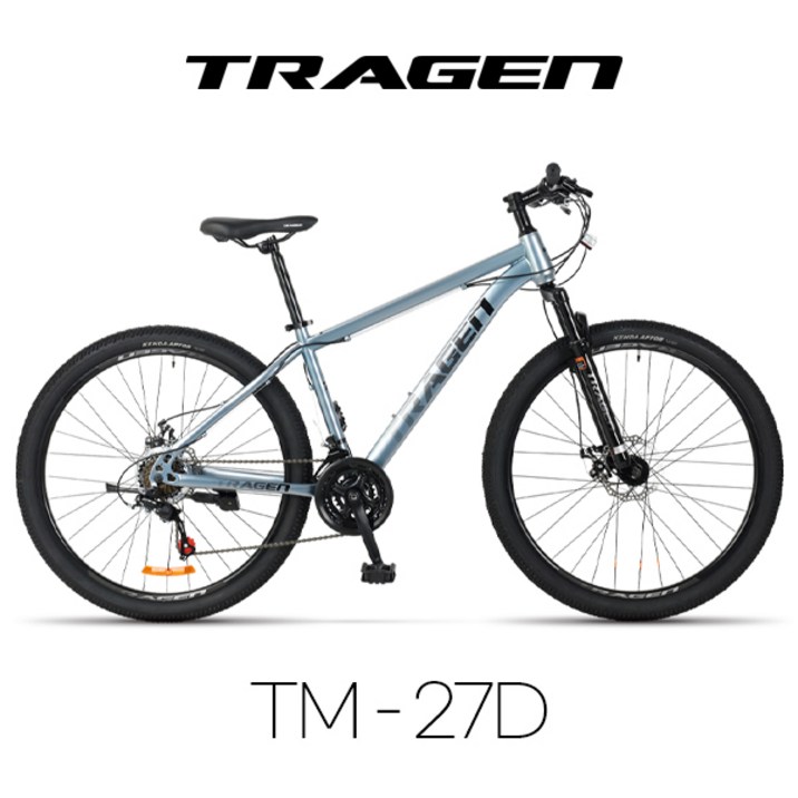 트라젠 TM27D 디스크브레이크 앞서스펜션 하이텐강 자전거