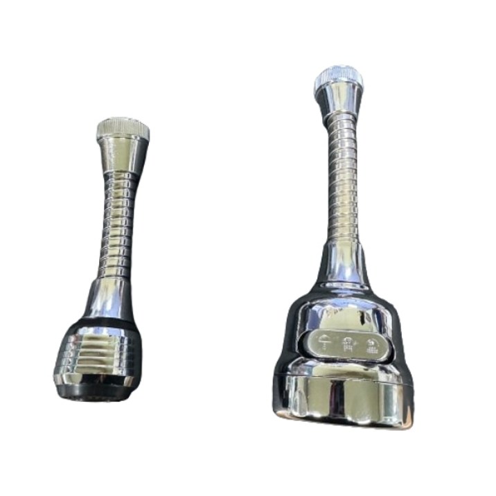 수도꼭지 연장탭 코브라 수전 헤드 교체 회전 각도조절 호스 연결 욕실 세면대 회오리 360도 1단  3단