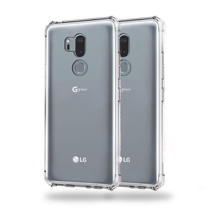 나인테크 (1+1) LG G7 Thinq 방탄 쿠션 투명 에어 커버핏 범퍼 케이스 2p 5239315634