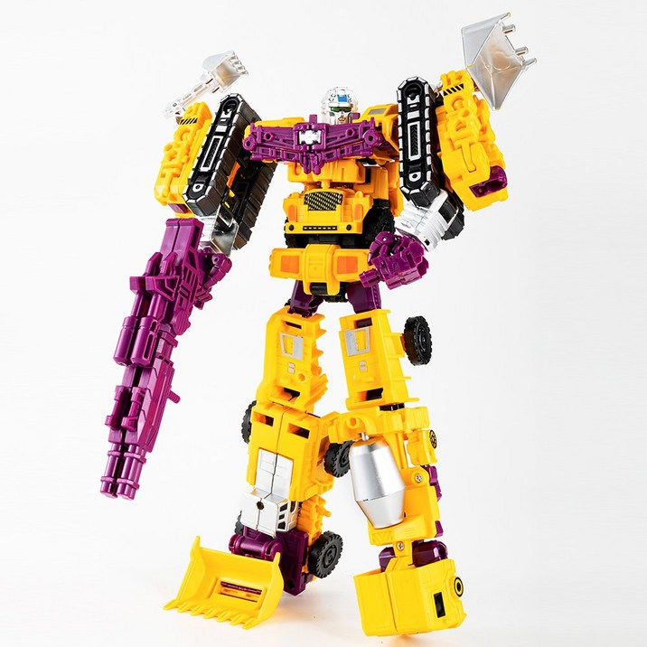 토요요 6in1 변신 로봇 중장비 장난감 자동차 조립 완구 역할놀이 어린이 생일 선물 추천  JM-BX2