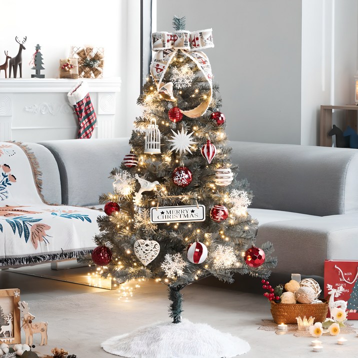 아웃팅 트리 LED전구 장식 풀세트