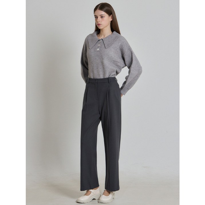 리스트 리스트(LIST)  핀턱 미니멀 와이드 팬츠 (택가격:178000원)