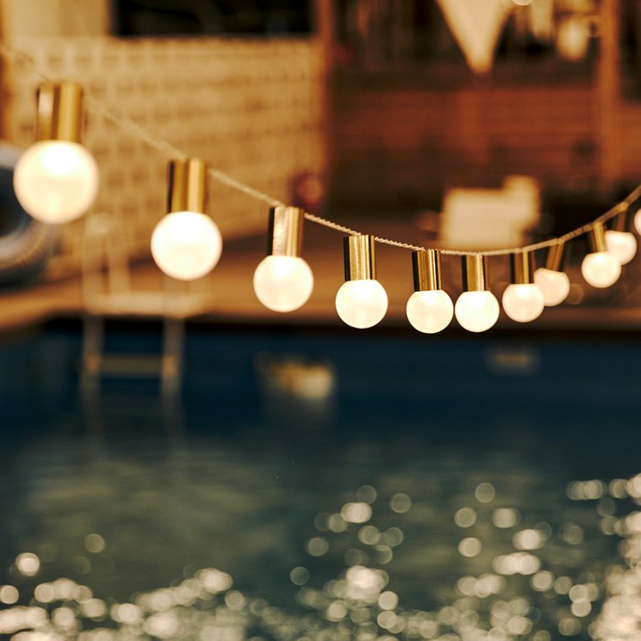 헬로닷 골든벨 캠핑 알전구 배터리&USB 겸용 디자인 스트링라이트