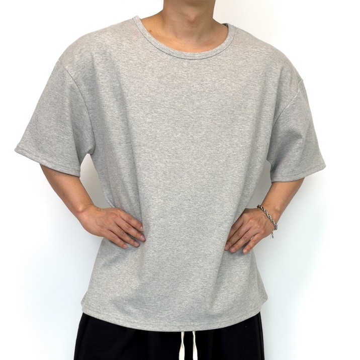 PACIENCIA 오버핏 U넥 반팔