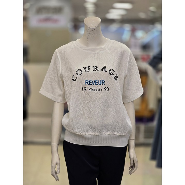 베스띠벨리 레터링 반팔 티셔츠 BK-BAF7411-0 뉴코아 울산 성남