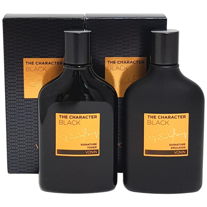 보닌 더 캐릭터 블랙 시그니처 토너 + 에멀전, 3세트