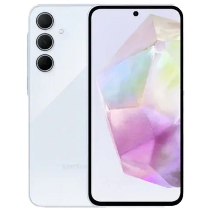 삼성 갤럭시A35 128GB 8램 아이스블루 듀얼심 5G 관세포함 자급제폰, 128GB, 아이스블루