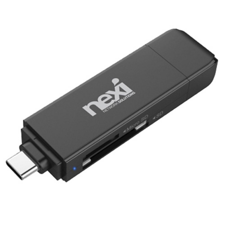 넥시 USB3.1/3.0 OTG 카드리더기 마이크로 SD 카드 NX-U3130CR NX610 - 쇼핑뉴스