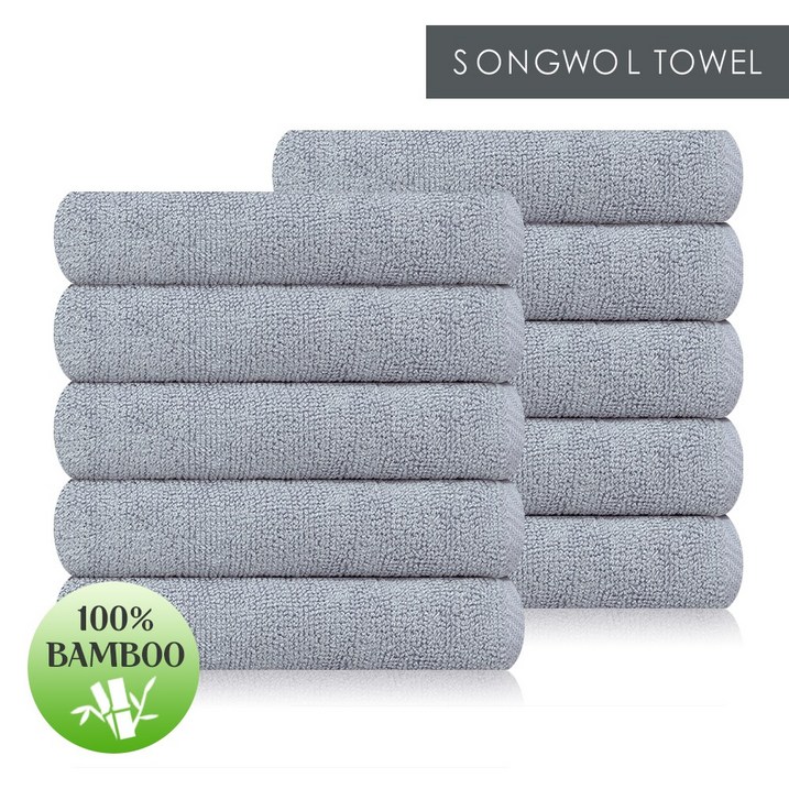 송월타올뱀부얀 모더닉40 호텔수건 10장