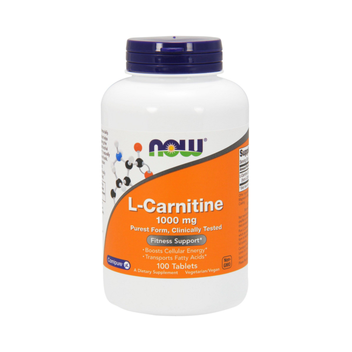나우푸드 L-카르니틴 1000 mg 타블렛, 100정, 1개 209281