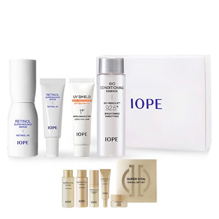 아이오페 레티놀 슈퍼 바운스 세럼 30ml 기획세트  슈퍼바이탈 견본 5종, 1개