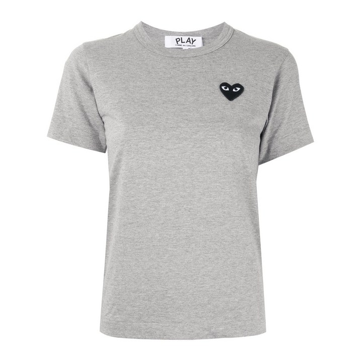 Comme Des Garçons Play꼼데가르송 플레이 로고 패치 티셔츠