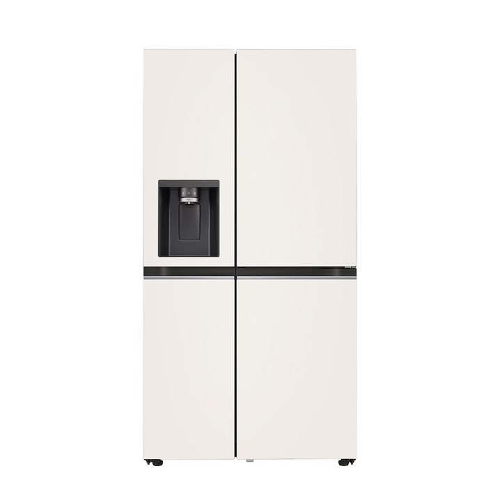 LG전자 J814MEE3F 오브제 얼음정수기 냉장고 810L 메탈 베이지