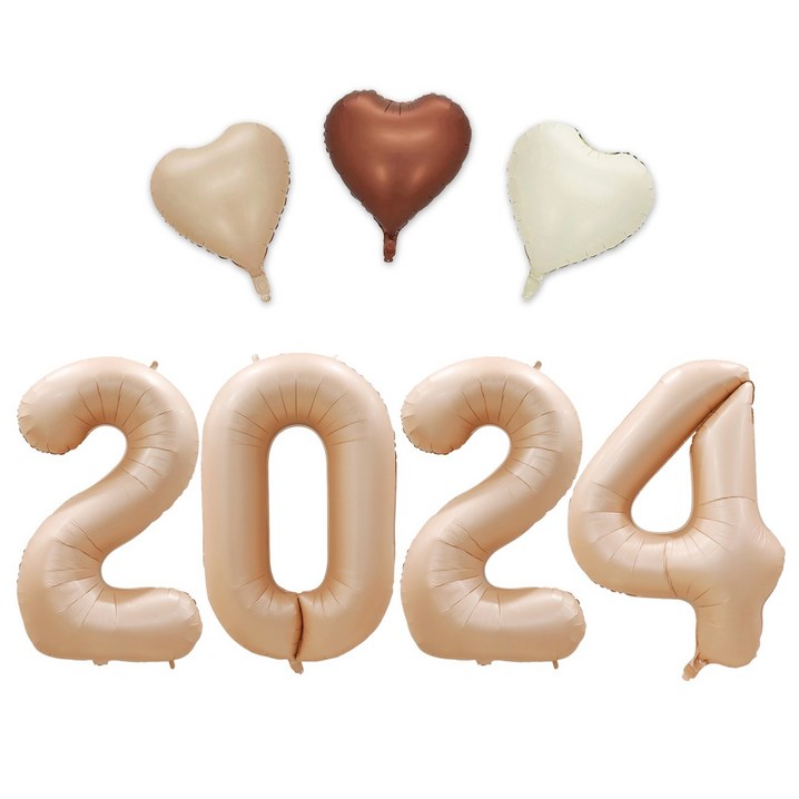 해피쏘굿 2024 숫자 풍선 세트